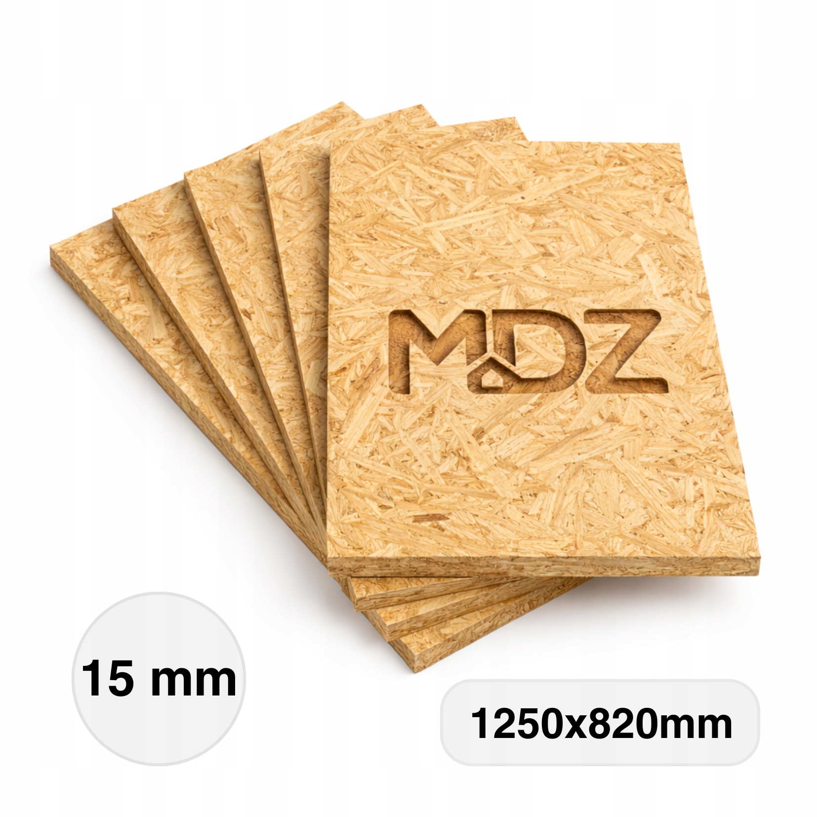 PŁYTA OSB-3 15mm FORMATKA 1250x820 mm