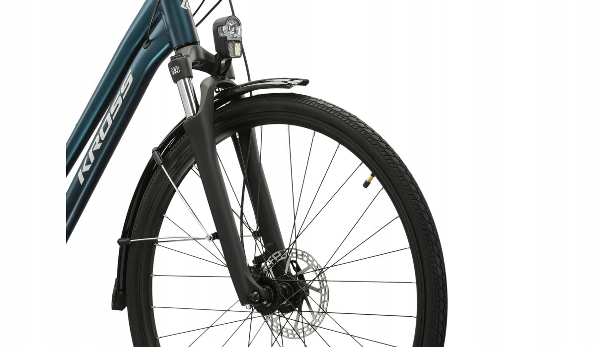 KROSS Trans 4.0, RAMA 17" M, KOŁA 28" TURKUSOWY 2024 Model Trans 4.0