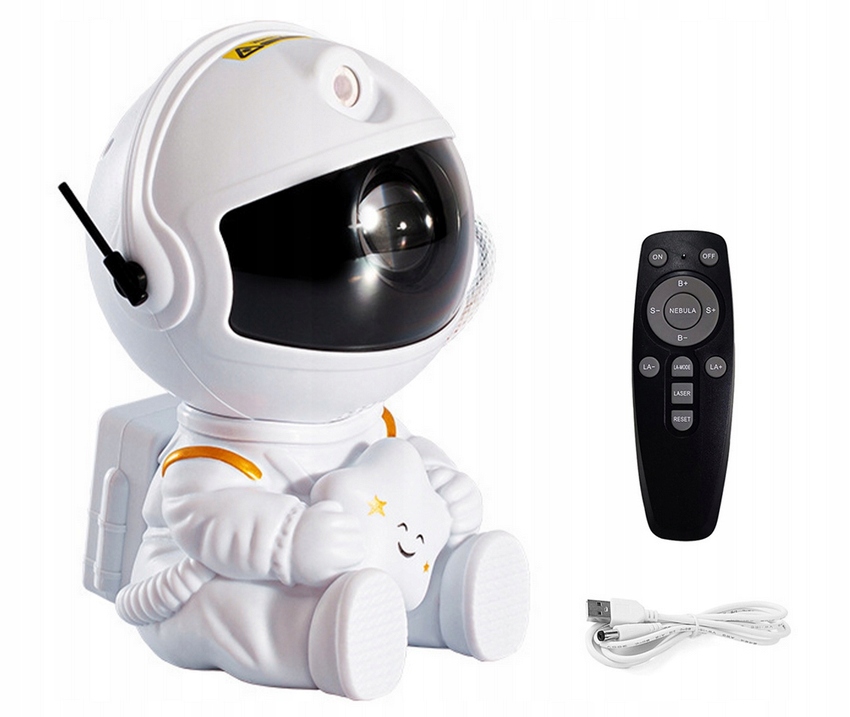 

Projektor Gwiazd Nieba Led Lampka Nocna Astronauta