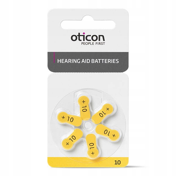 Baterie do aparatów słuchowych Oticon 10 60 szt.