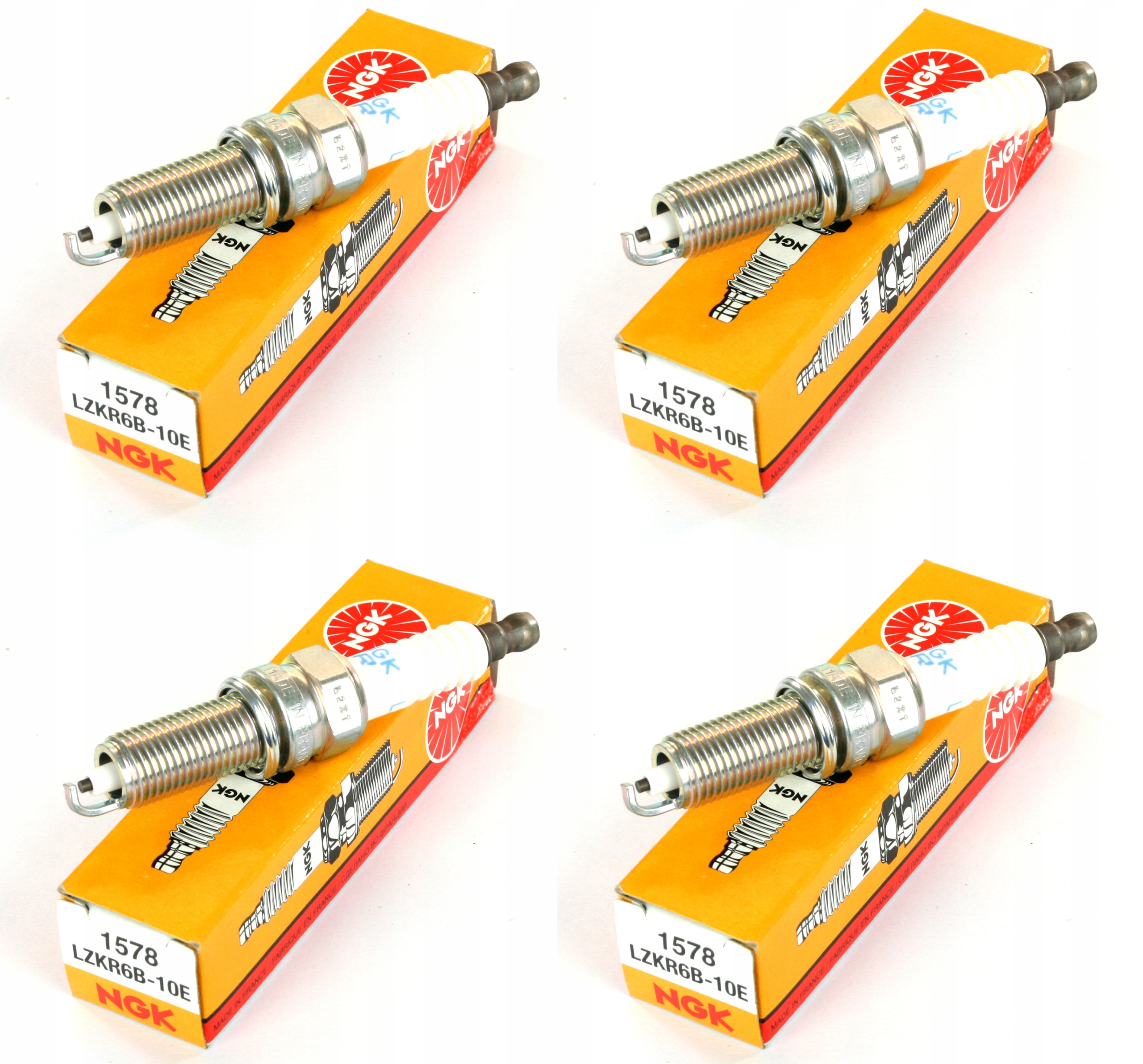 4x ŚWIECE ZAPŁONOWE NGK LZKR6B-10E 1578