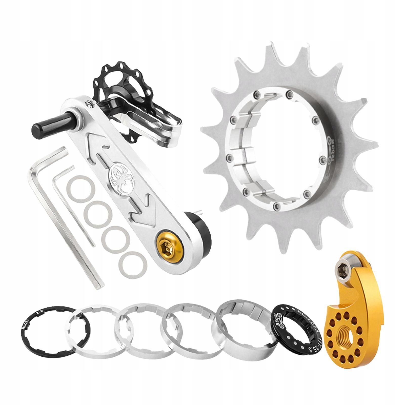 Konwersja roweru górskiego z pojedynczą prędkością Marka bez marki