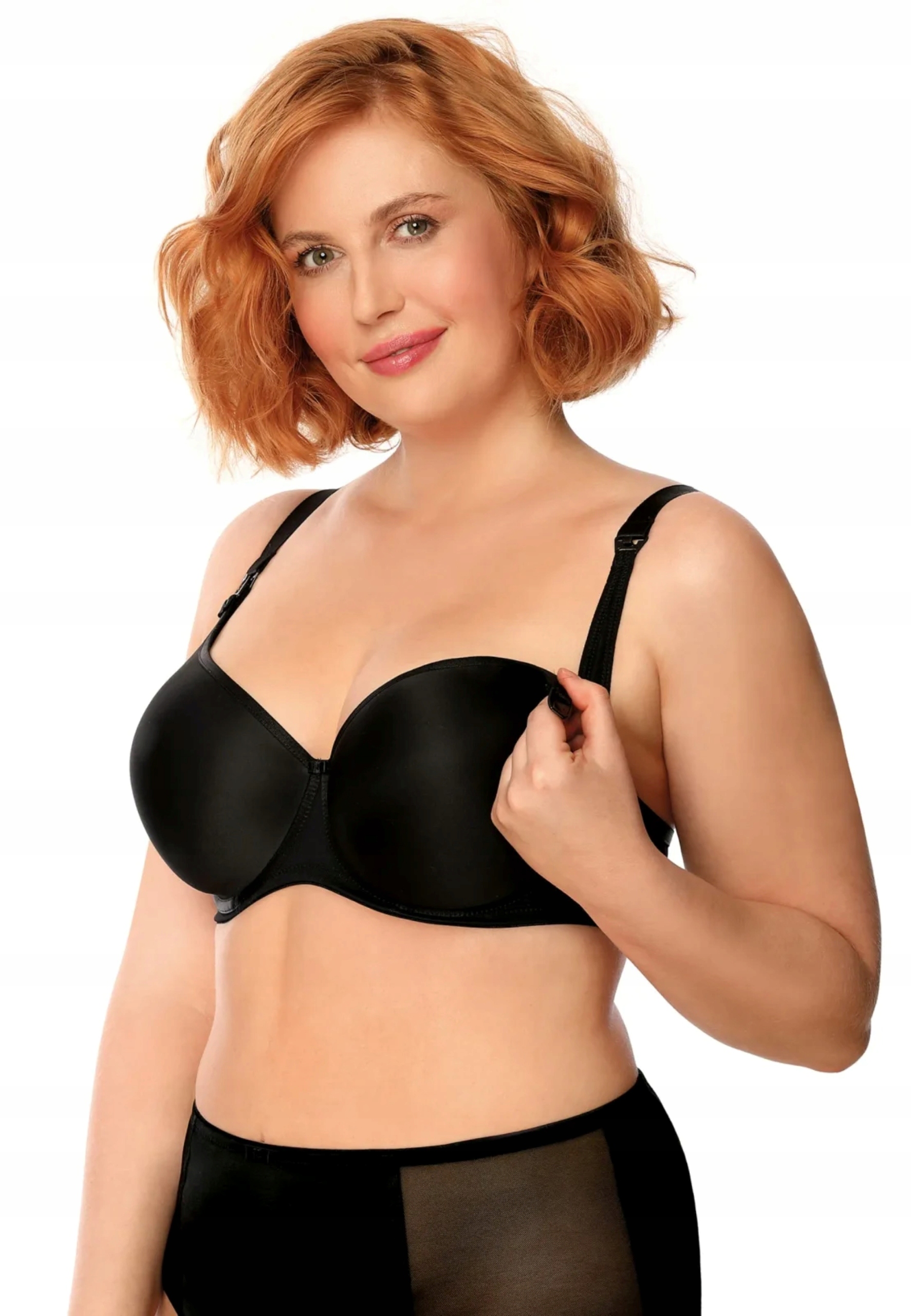 Mefemi Nipplex podprsenka Stanik Full Cup kojící Anna Mama K Černá 70J