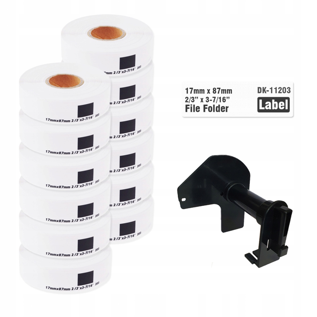 Etikety Specmark pro Brother Ql DK-11203 17x87mm 800 ks bez držáku 12 ks