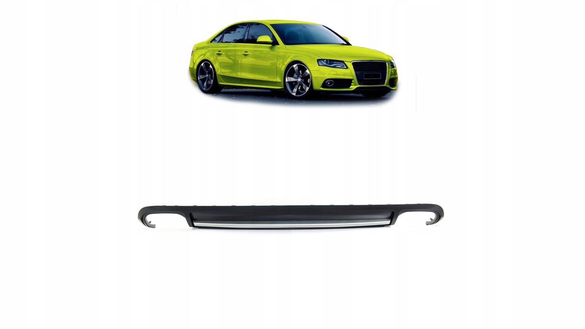 Difuzér Audi A4 B8 zadný