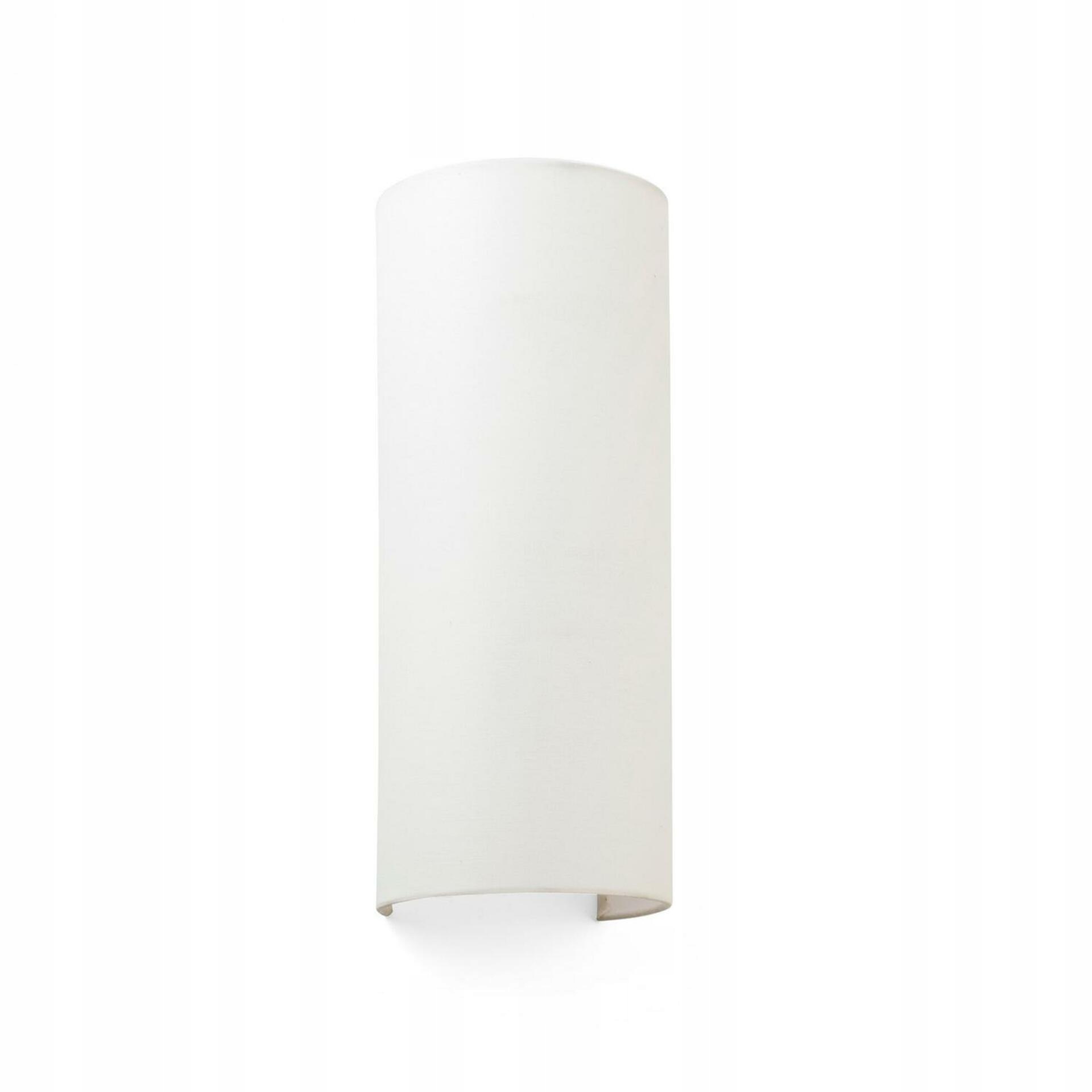 Faro Cotton R kruhová nástenná lampa, béžová, vertikálna, 2x E27, IP20