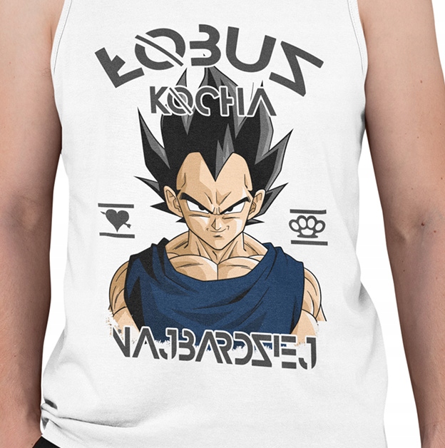TANK TOP DRAGONBALL ŁOBUZ VEGETA Marka inna