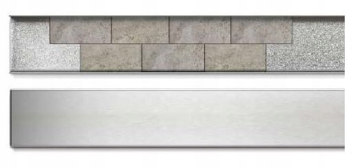 Nástenný lineárny odtok 350 KN3 Klasikfloor mat