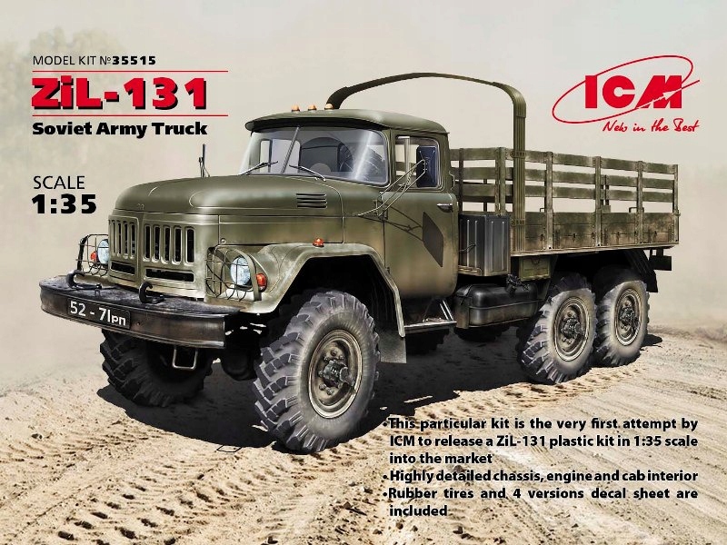 ZiL-131 Soviet Army Truck 1:35 polské obtisky