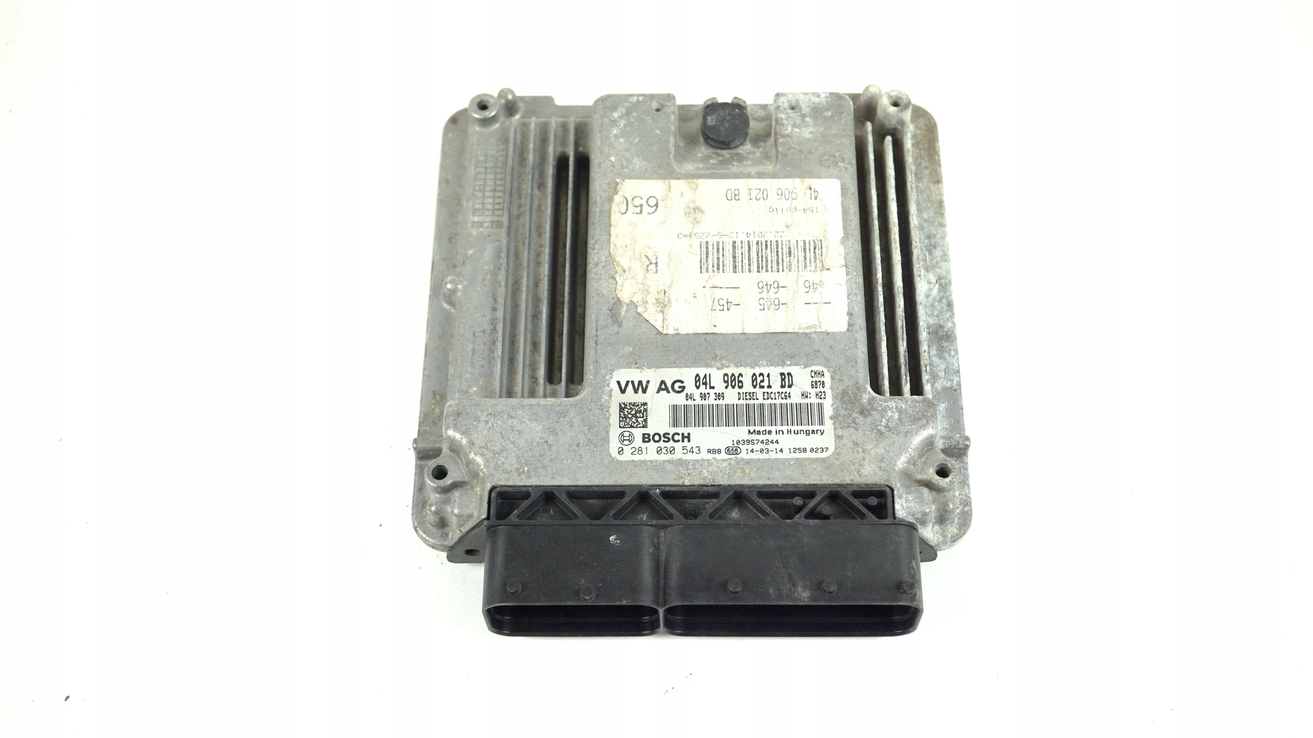 computer control unit of the engine AUDI A6 C7 2.0 TDI 04L906021BD 0281030543