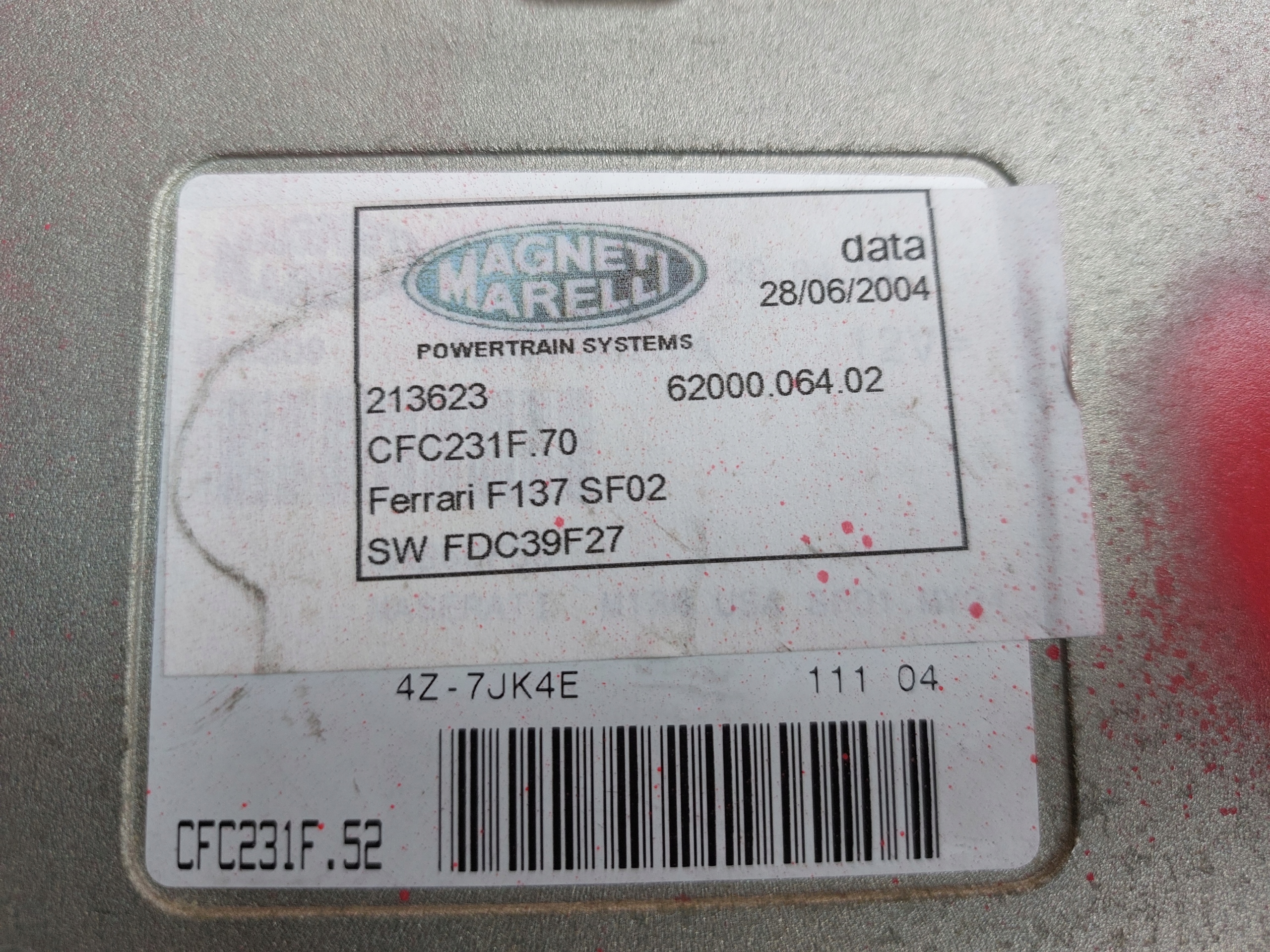Bedienteil Computer Getriebe getriebe FERRARI 612 SCAGLIETTI F137