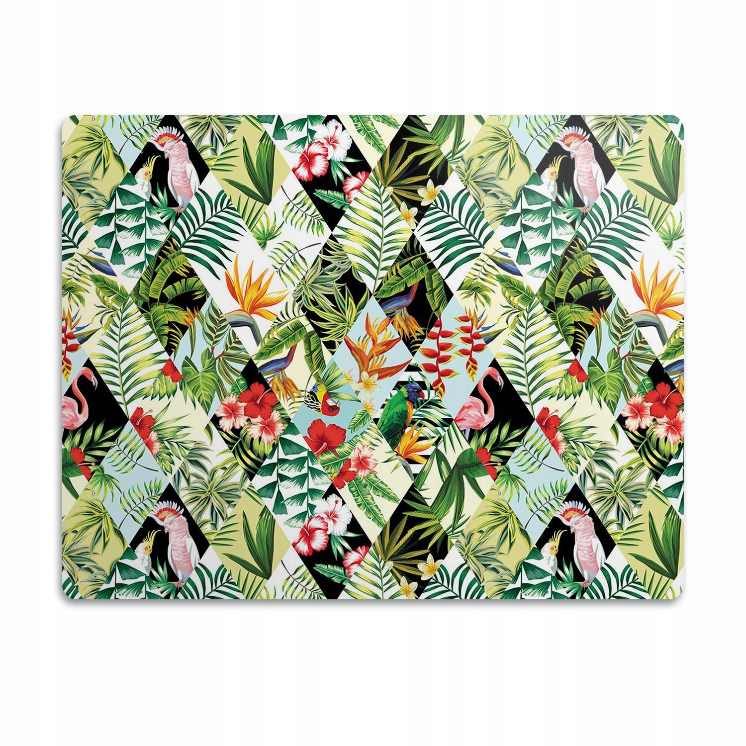 Levně Ochranná podložka pod misku Květiny a ptáci 60x40