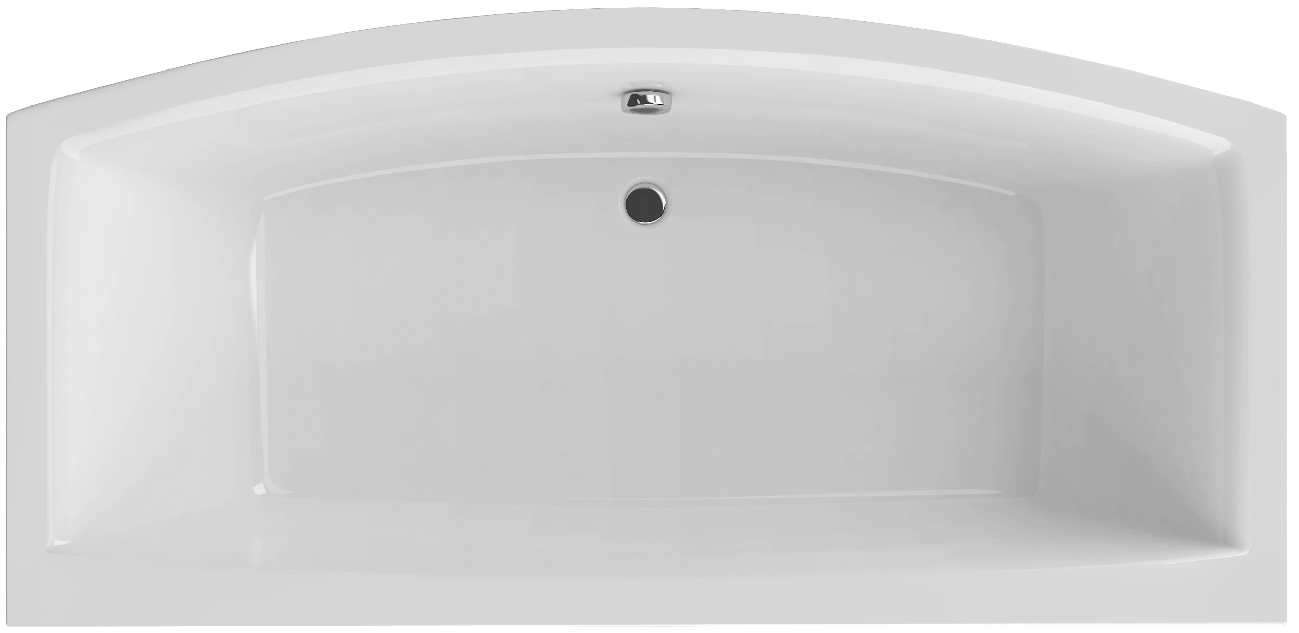 Akrylátová Vana 190x75/92 S Výklenkem Nebo Pouzdrem, Bílá