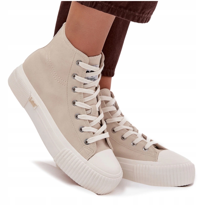 Dámské Tenisky Na Platformě Lee 50253002.35E Isla Women MID Béžové 38