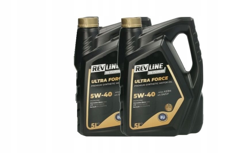 2x Olej silnikowy 5W40 Revline Ultra Force 5L A3/B4 502.00 505.00 10L
