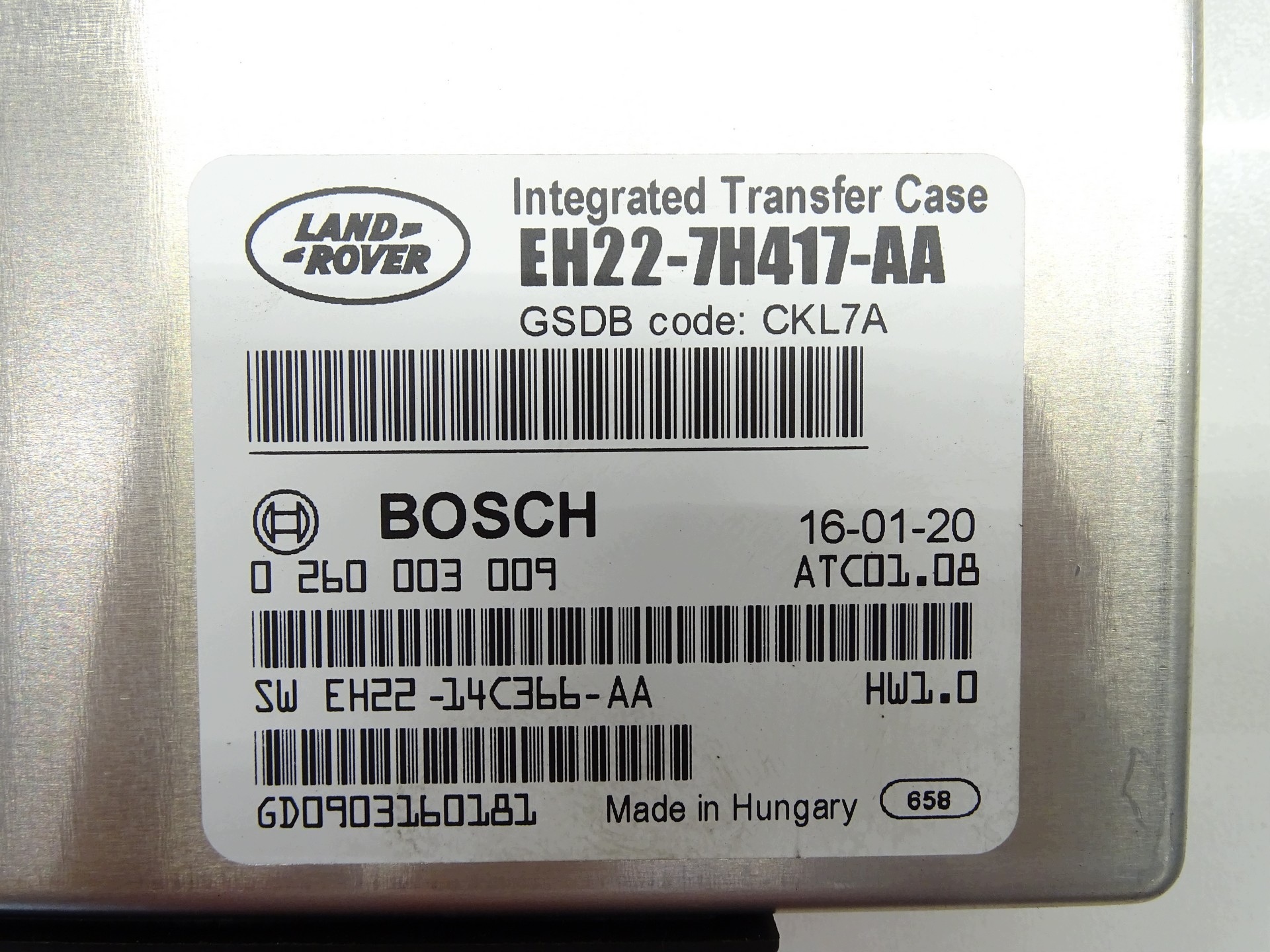 module control unit CASE DISCOVERY IV EH22-7H417-AA