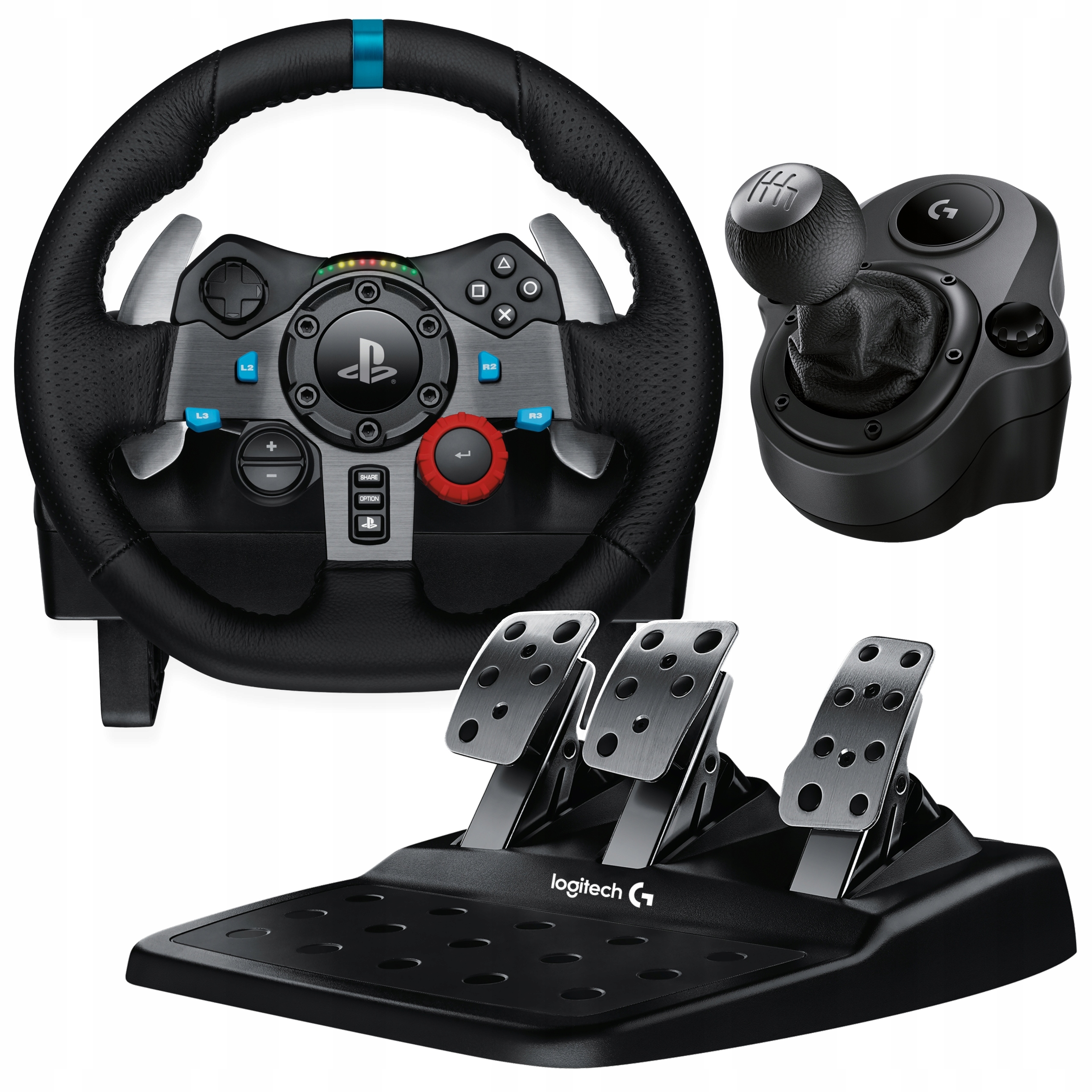 Kierownica Logitech Driving Force G29 PS4 PS5 Pc Biegi Skrzynia biegów