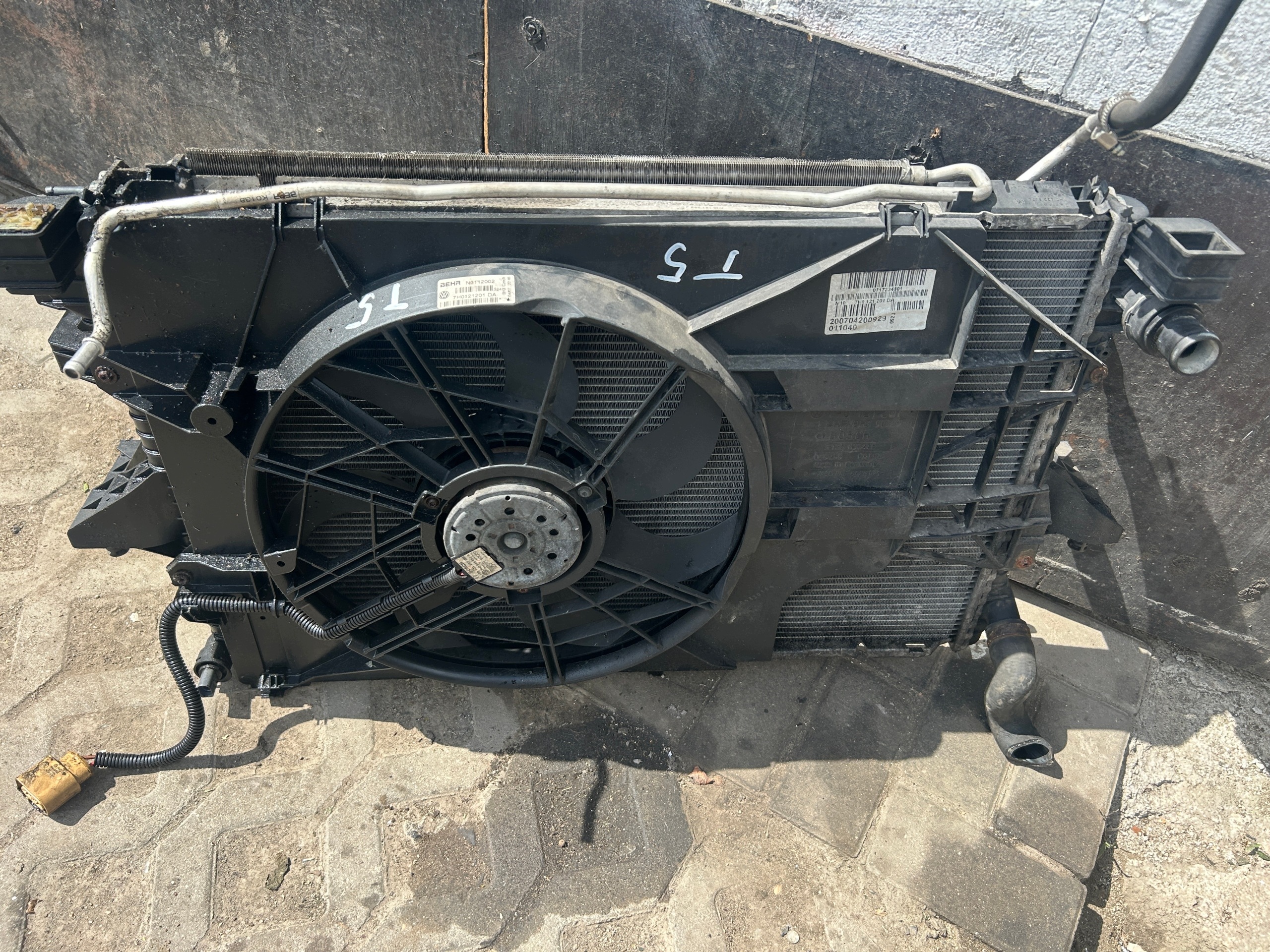 VW T5 2,5 TDI vízhütö ventilátor