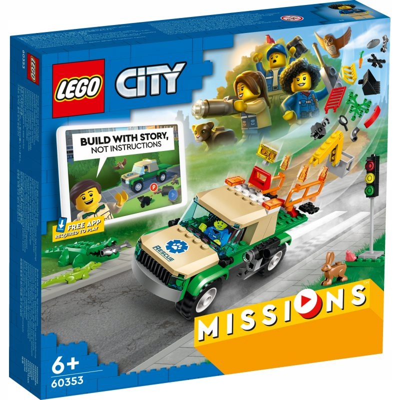 Lego City Mise Na Záchranu Divokých Zvířat 60353