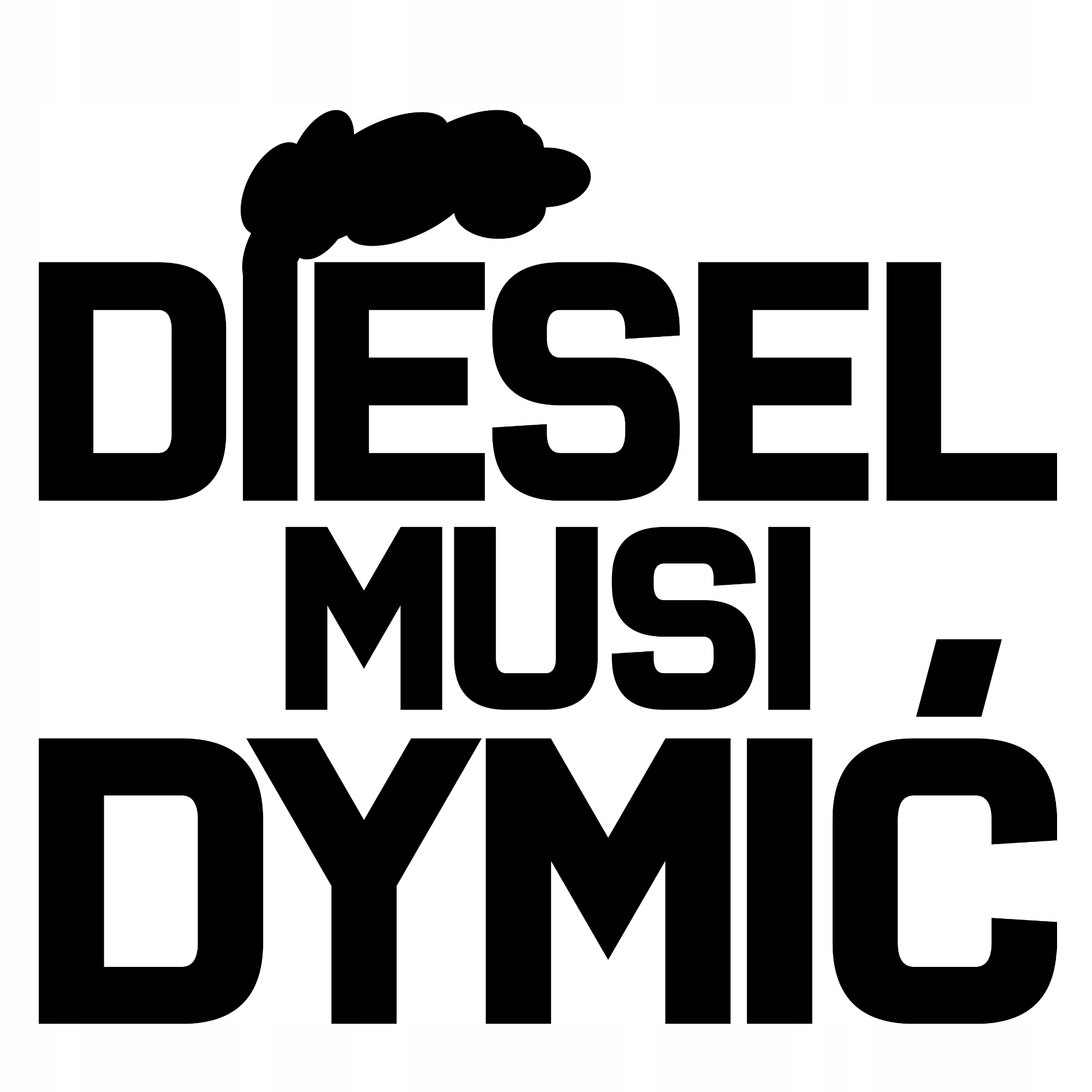 

Naklejka na samochód Diesel Musi Dymić tuning ropa