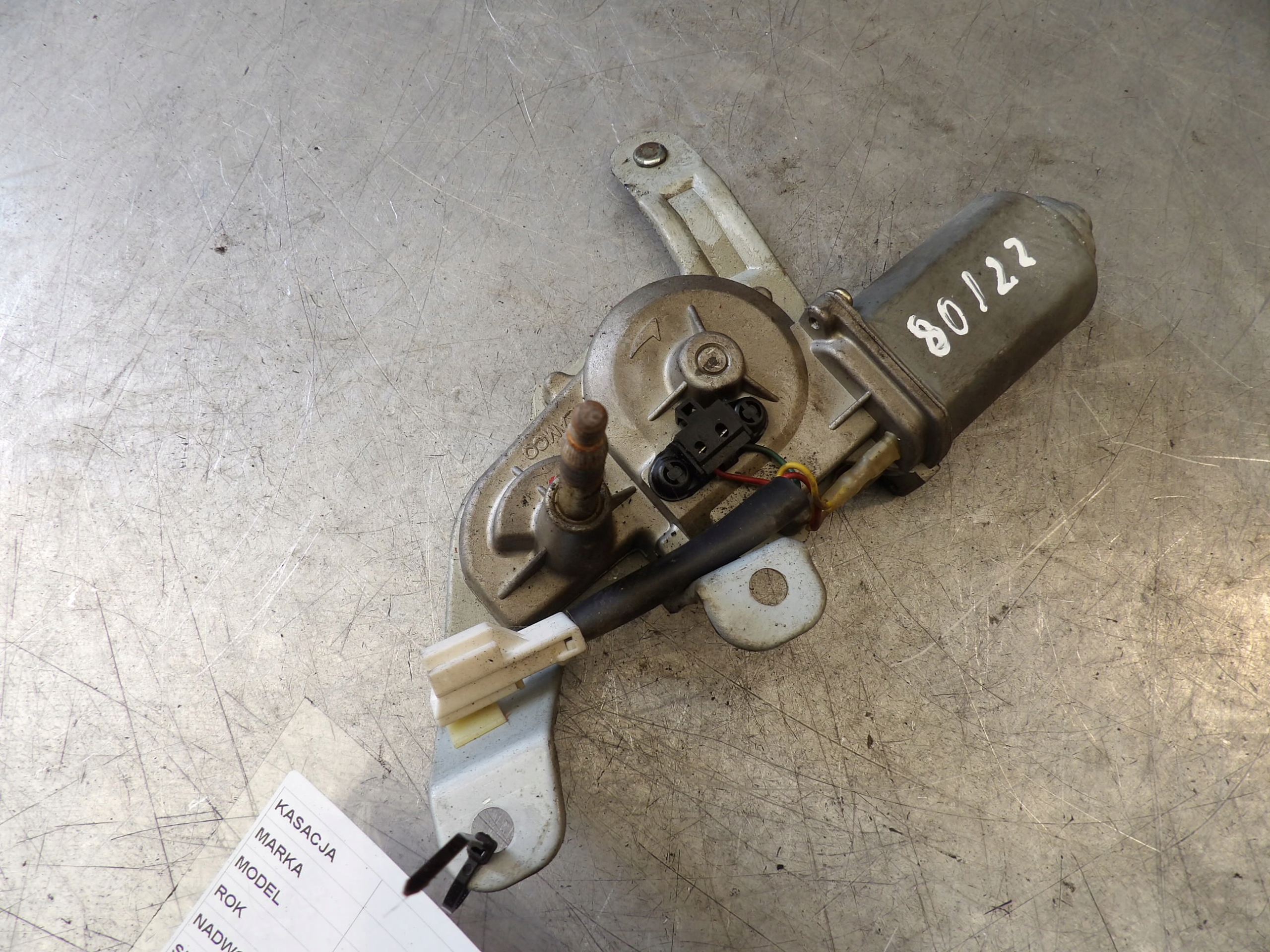 MOTOR WYCIER. HECK CHEVROLET SPARK II 96485147