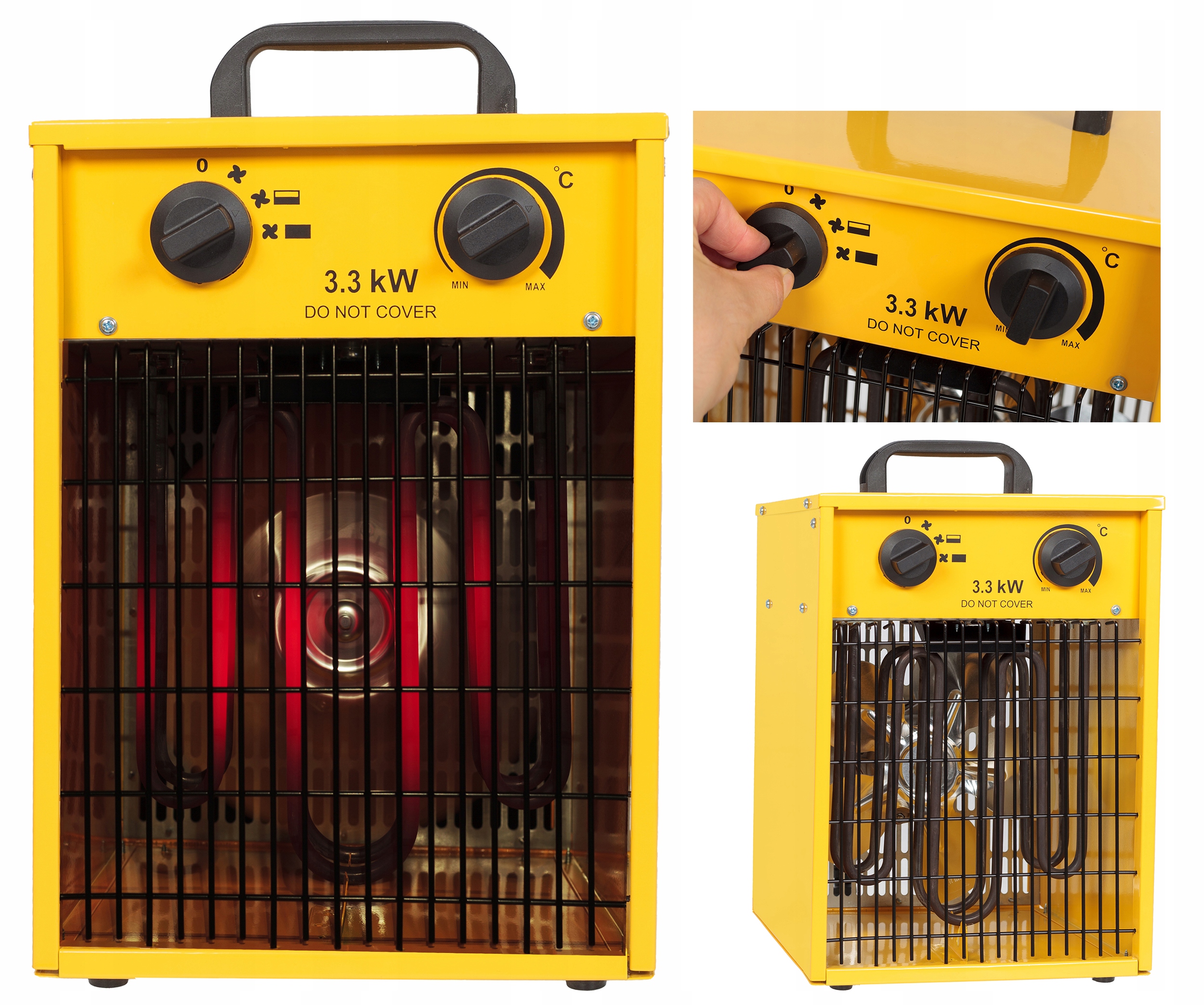 NAGRZEWNICA ELEKTRYCZNA FARELKA DMUCHAWA 3,3KW PL EAN (GTIN) 6900286627226