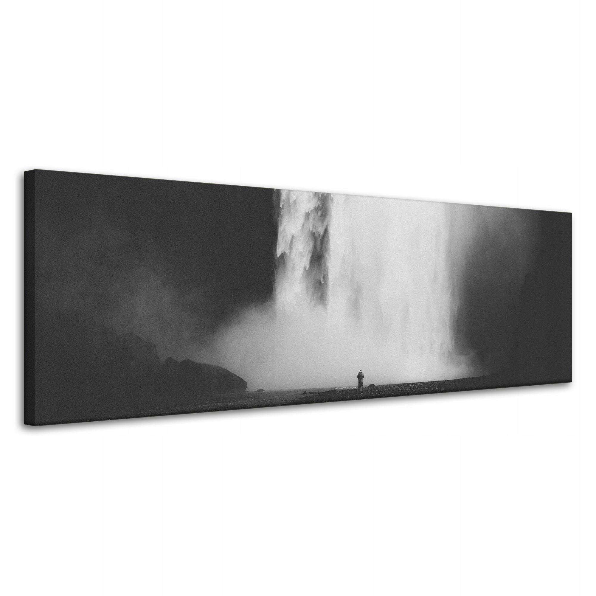 Obraz Canvas Černobílá Siklawa 120x40 cm