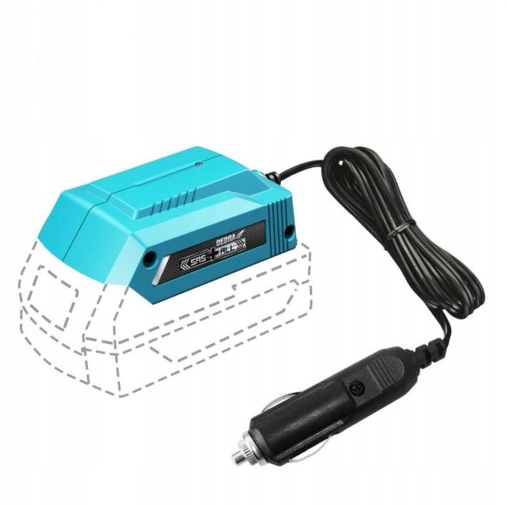 Ładowarka akumulatorów DEDRA SAS 18V mała do auta