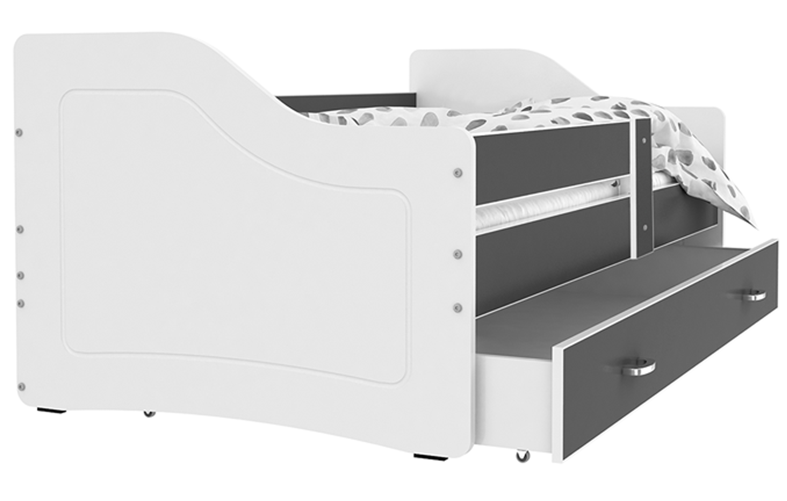 

Łóżko dziecięce 180x80 szuflada materac Sweety