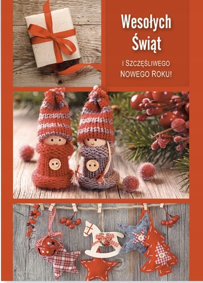 KARNET LAURKA ŚWIĘTA BOŻE NARODZENIE BN + KOPERTA