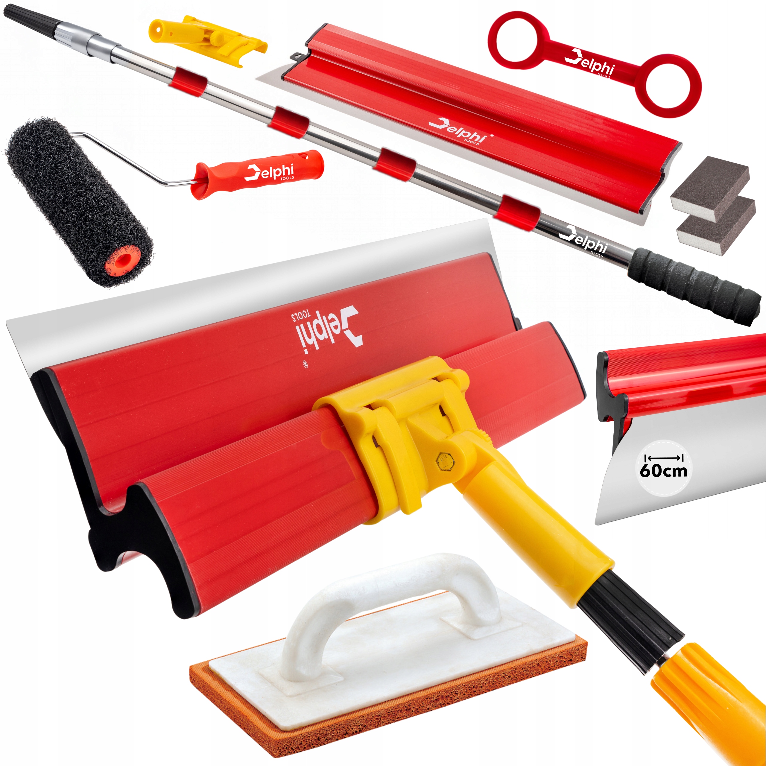 Set Na Hladenie Špachtu 60 cm Vymeniteľná Nerezová Čepel 0.3 mm Hokejka