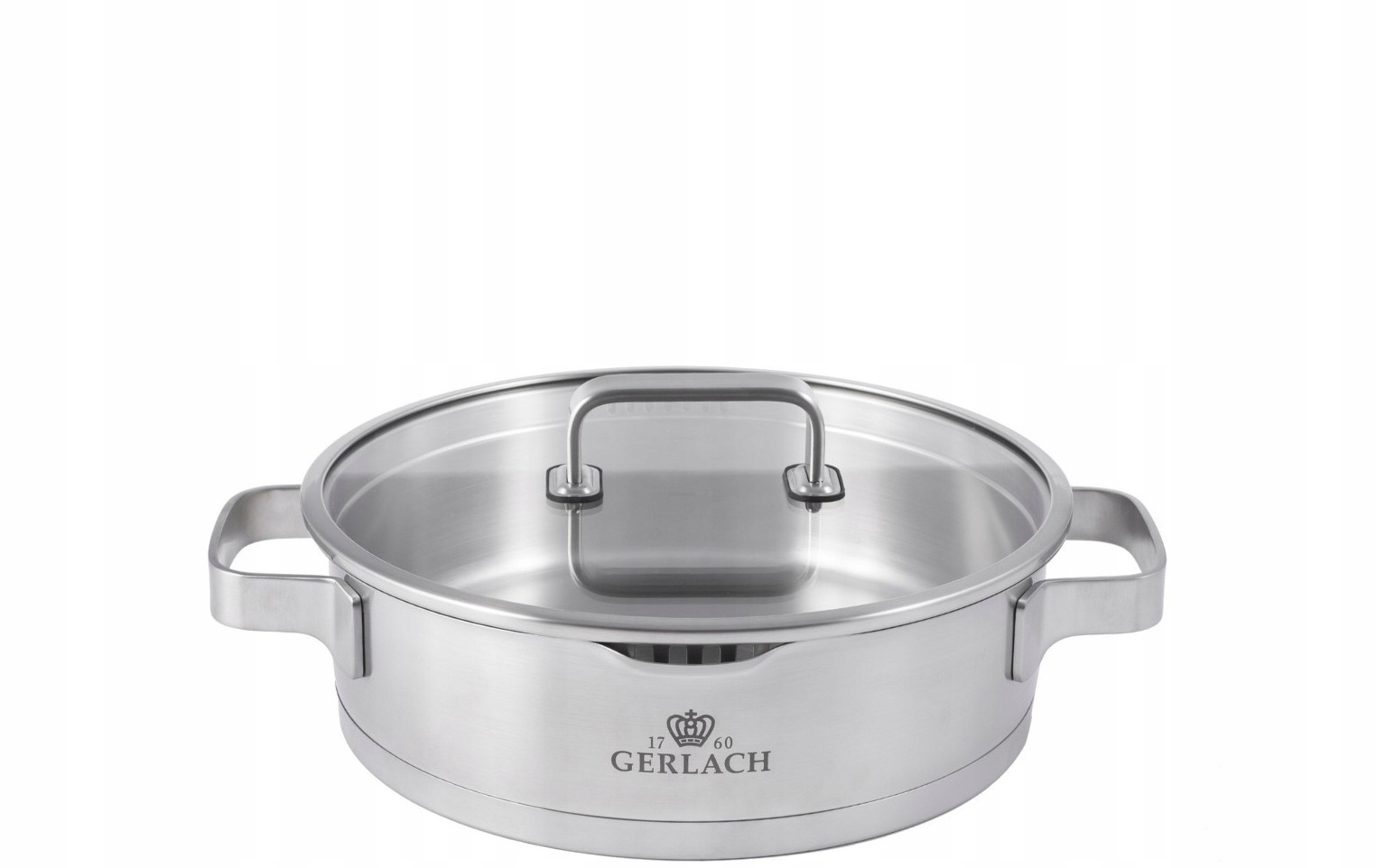 Gerlach Prestige Plus Hrniec s pokrievkou (plochý) 24 cm 2,5 l