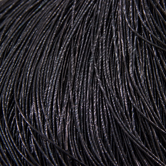 Bajorek na Výšivku Truncal 4 Grani, Měď, Barva: Černá, 1mm, 49m/100g