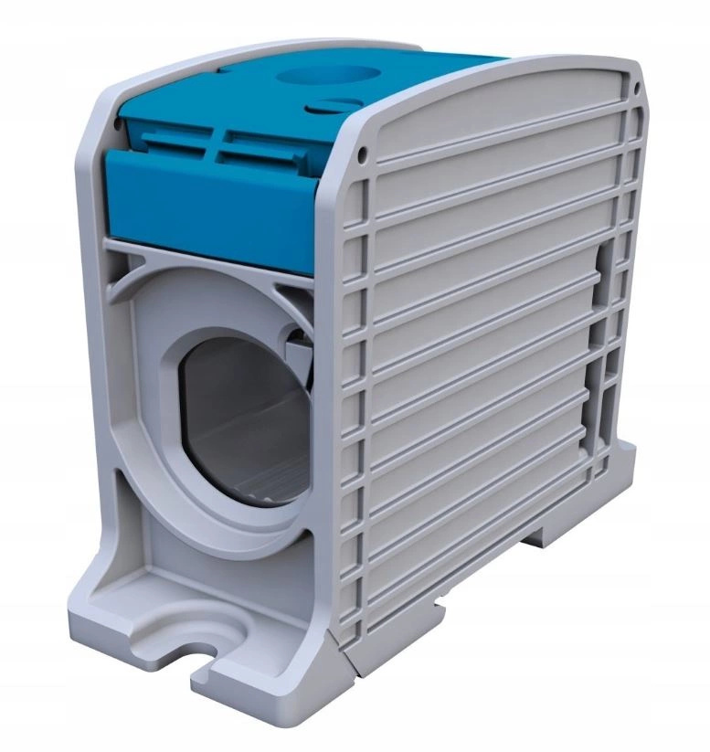 Závitová spojka AL/Cu jednopólová 300 mm2 modrá Simet