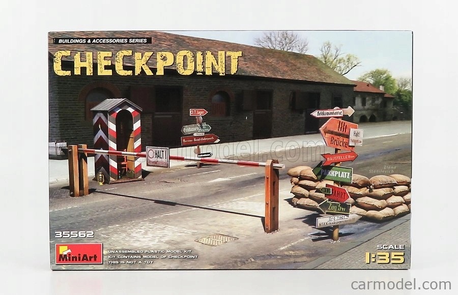 Miniart Accessories Military Checkpoint 1:35