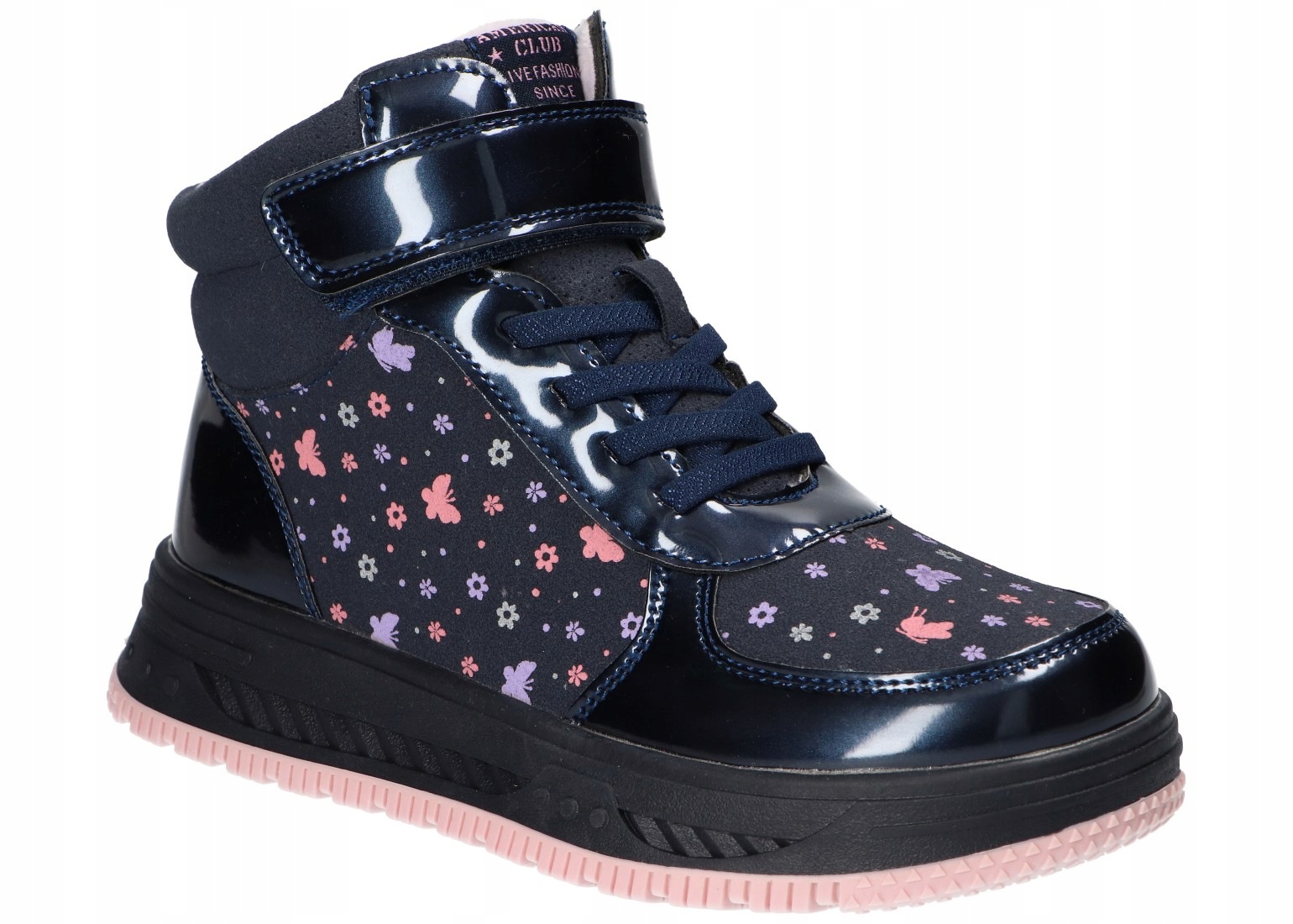 American Club XD149 Ocieplane Trzewiki Sneakersy Buty Zimowe Dziecięce N 34