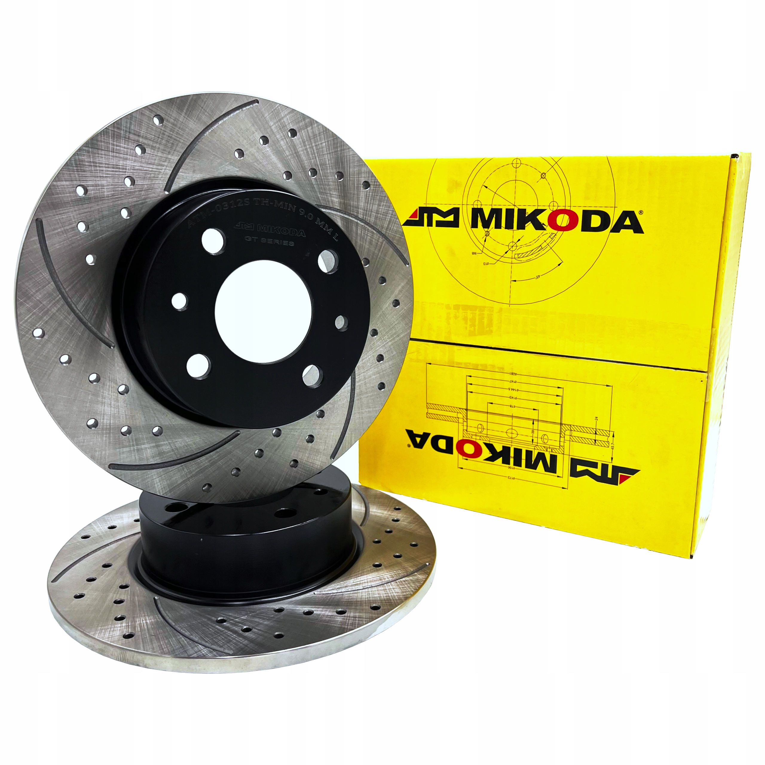 MIK0312S - Тормозной диск MIKODA TUNING Fiat STILO задний