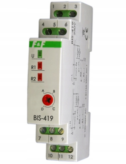 Bistabilní relé BIS-419 sekvenční 24V