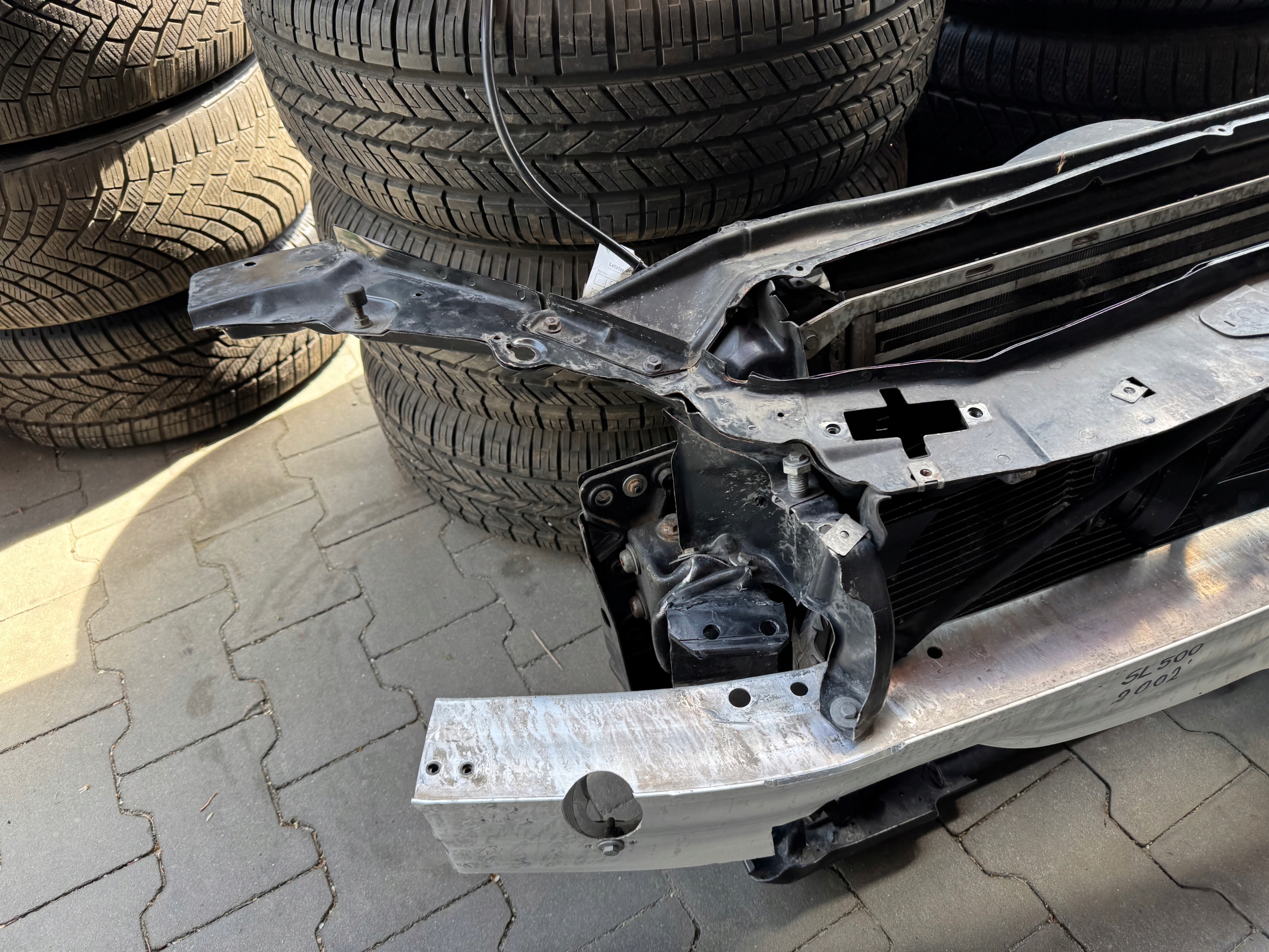 front body wall front sider radiator MERCEDES SL 500 R230