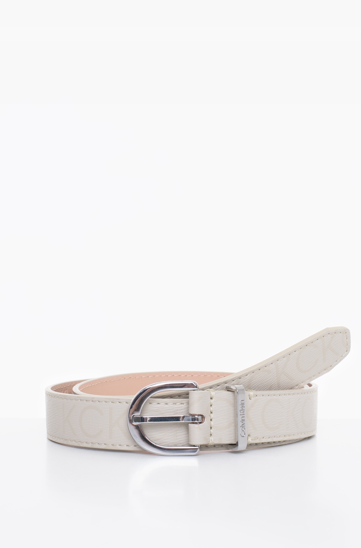 Calvin Klein Pásek Kulatá Spona 2.5 Epi Mono K60K611925 90