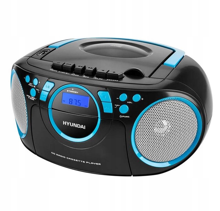 Radioodtwarzacz kasetowy Hyundai Trc 788 AU3BBL z CD/MP3/USB/AUX Boombox