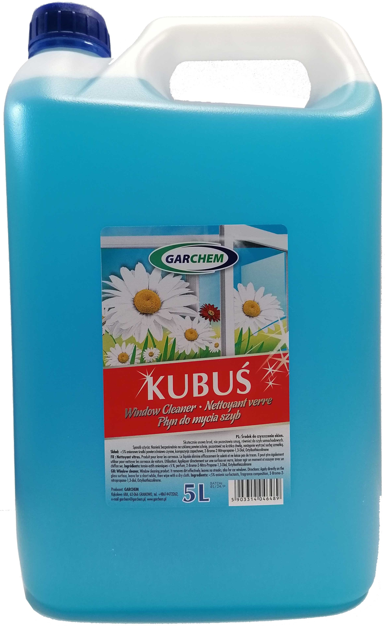 

Kubuś Płyn Do Mycia Szyb 5L