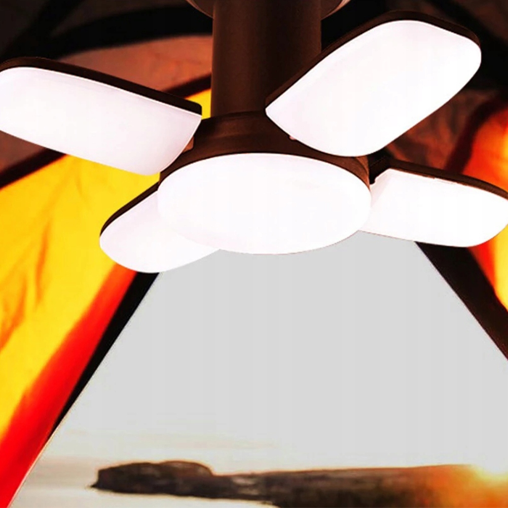 SŁONECZNA LAMPA DO NAMIOTU LED LAMPA KEMPINGOWA LAMPA AWARYJNA Rodzaj akumulatorowa