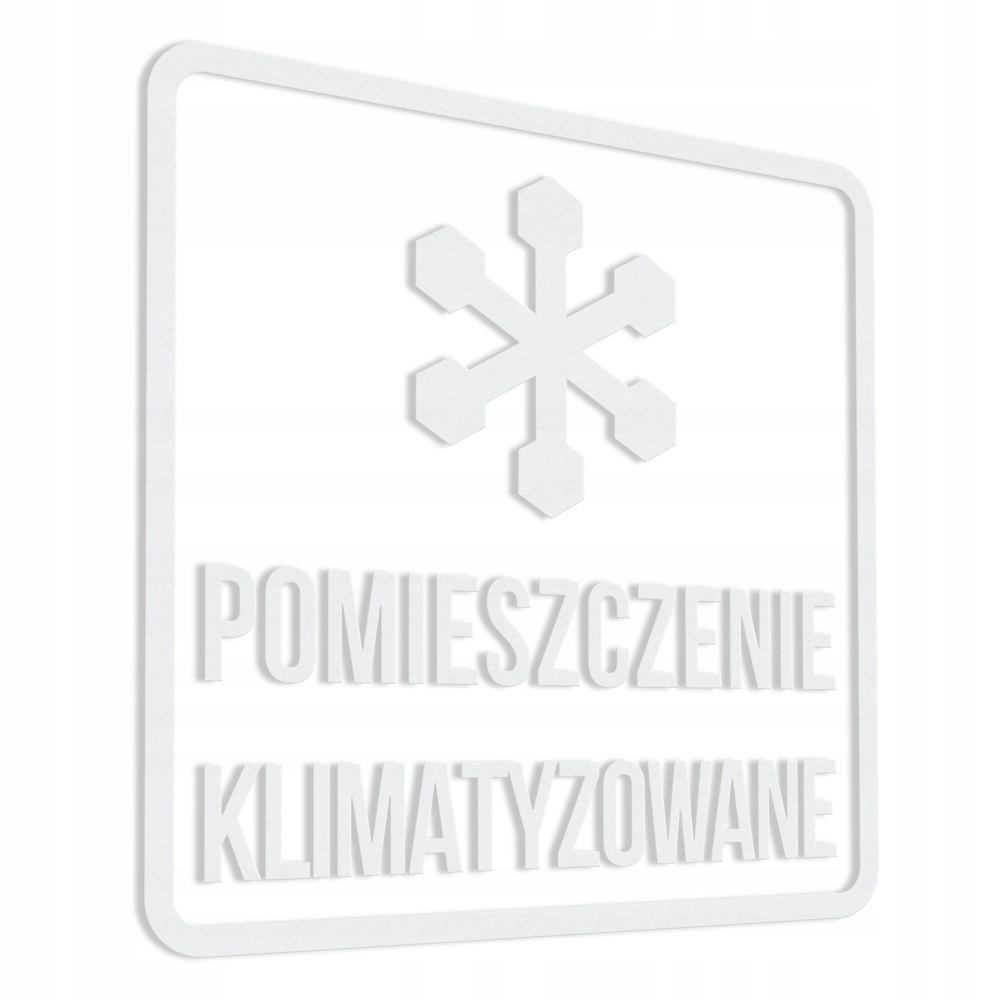 

Pomieszczenie Klimatyzowane naklejka 15x15