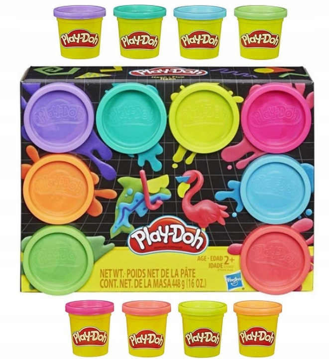 

Play-doh Zestaw Neonowy 8 Tub E5063 Hasbro