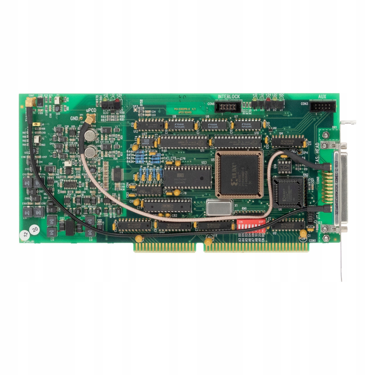 uPCD Board PCI-0302PB-6 4/1 Isa Card