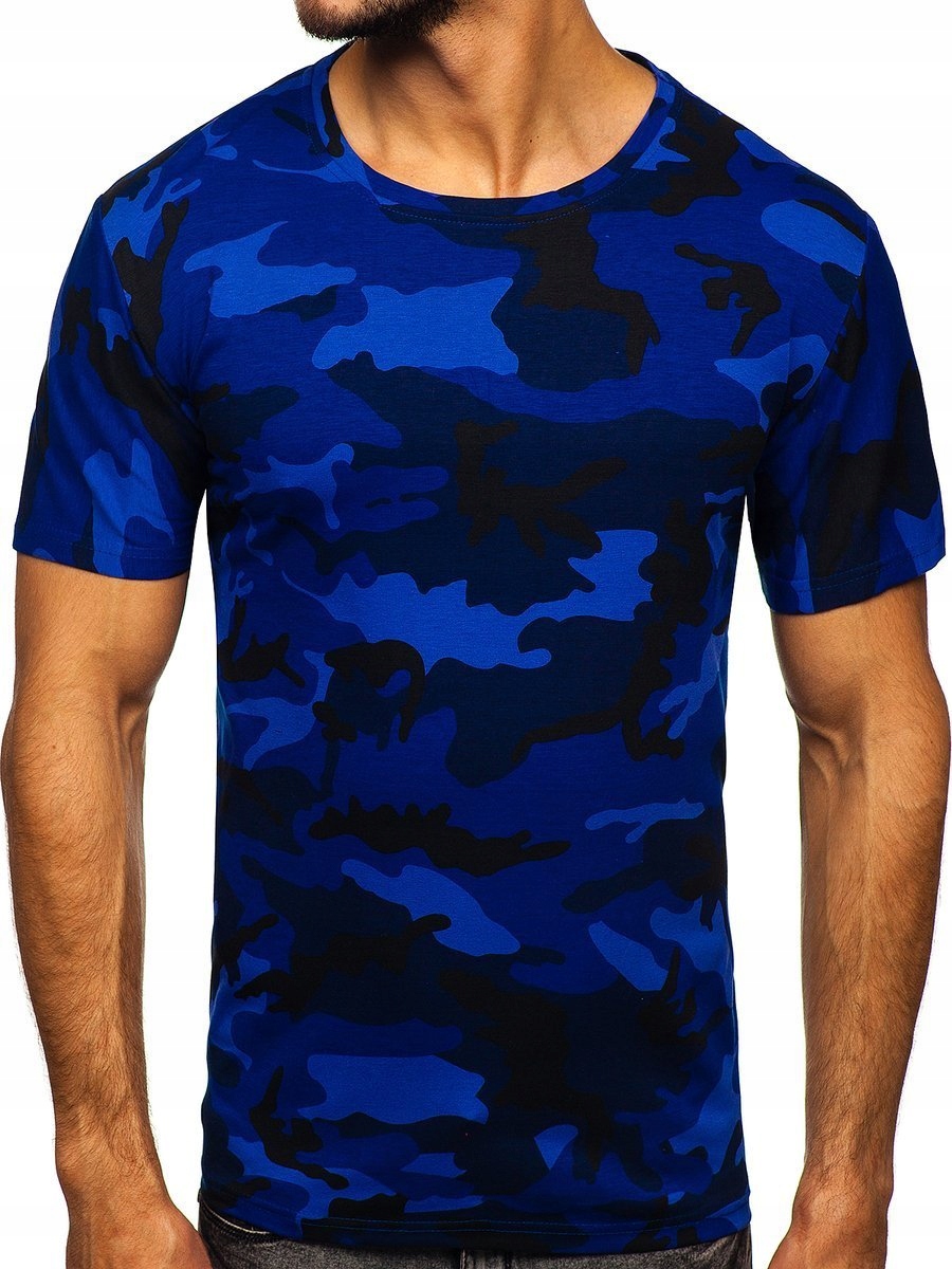 

T-shirt Męski Koszulka Granatowa S807 Denley_m