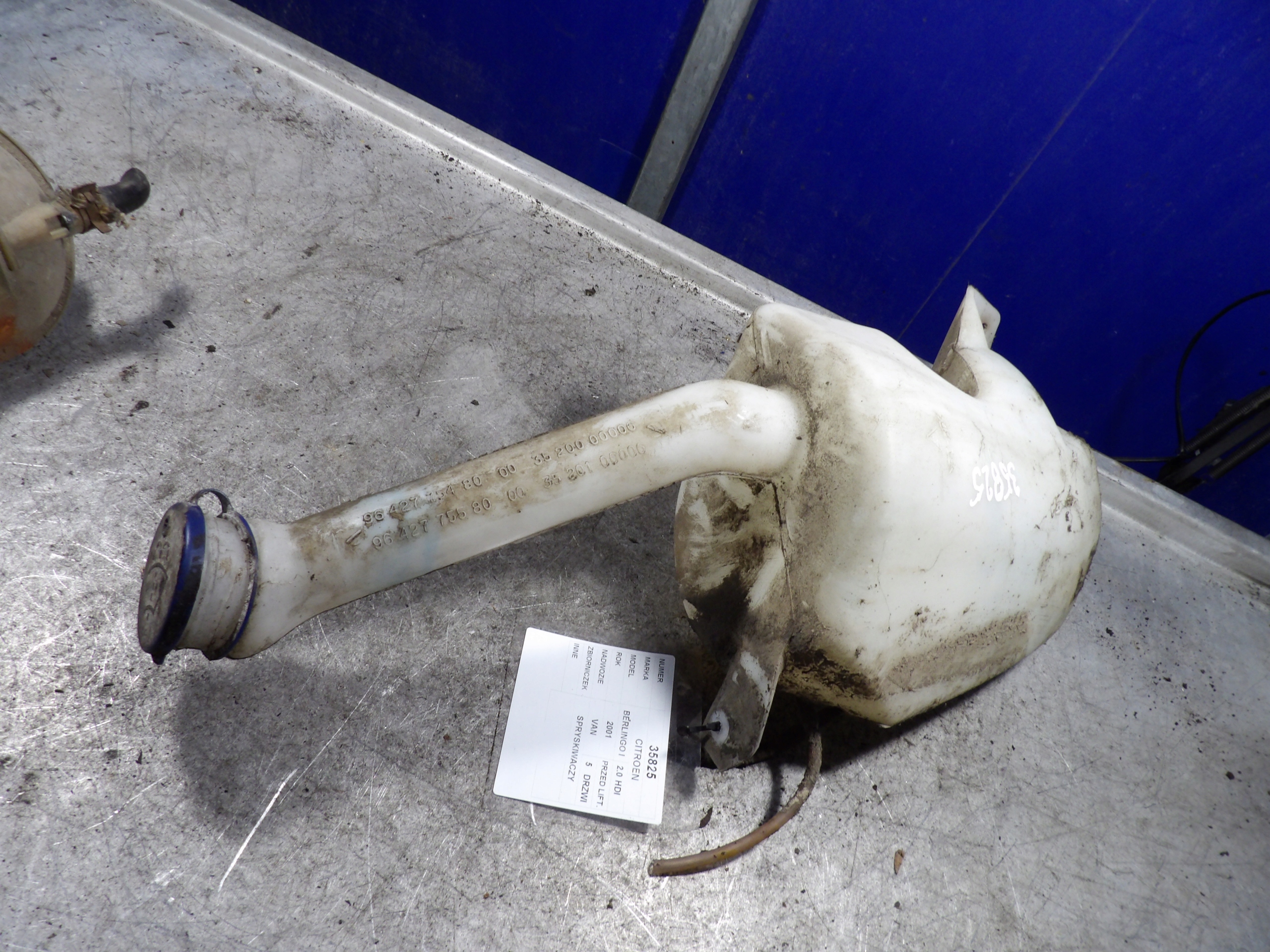 Citroen Berlingo e serbatoio LAVAFARI 9642775480 9642775580
