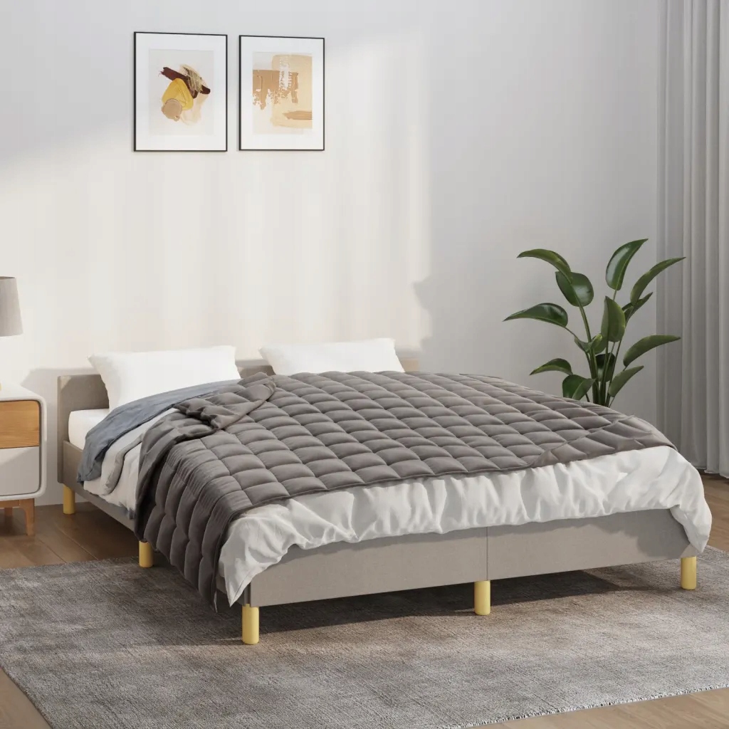 Petrashop Zátěžová deka šedá 120 x 180 cm 9 kg textil Šedá 350771