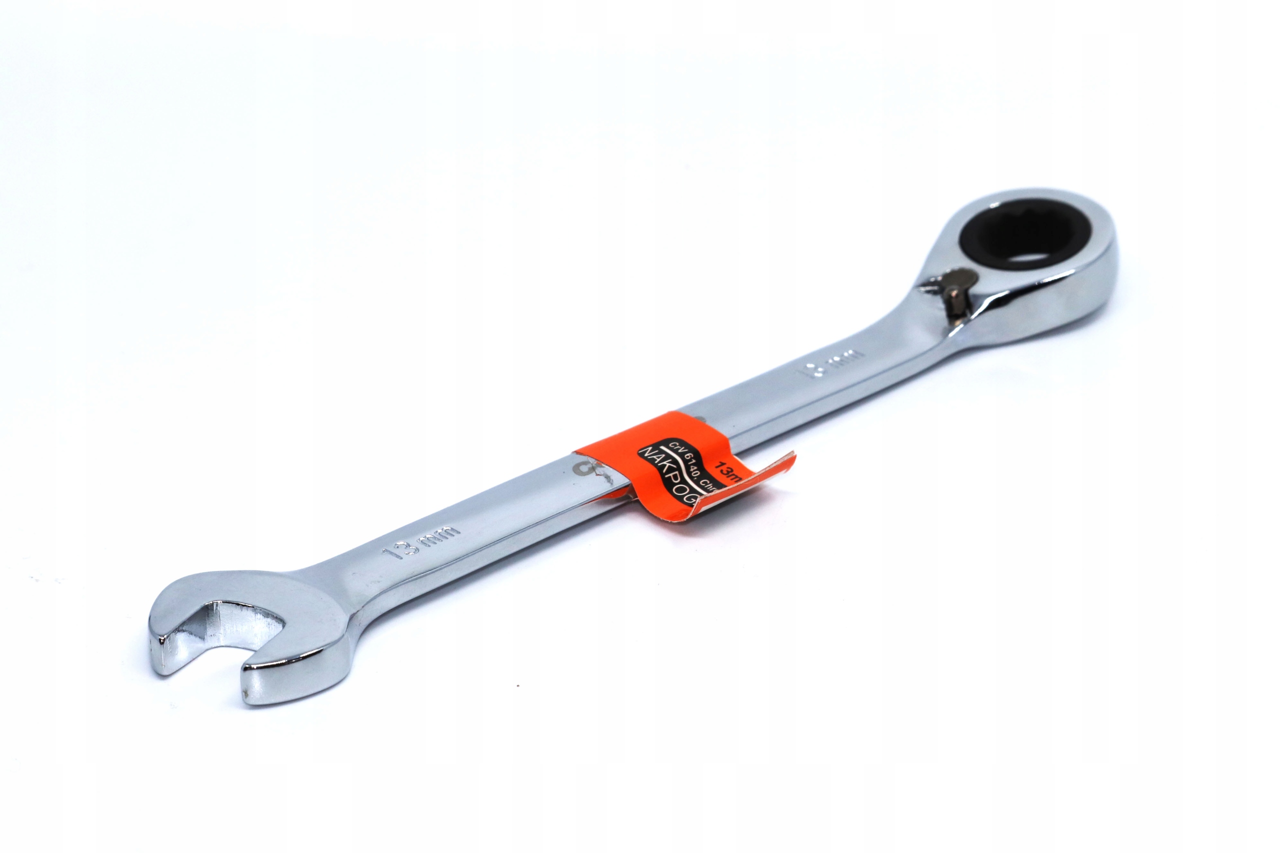 Klucz Płasko Oczkowy z grzechotką dwustronną kombinowany Crv 10 mm